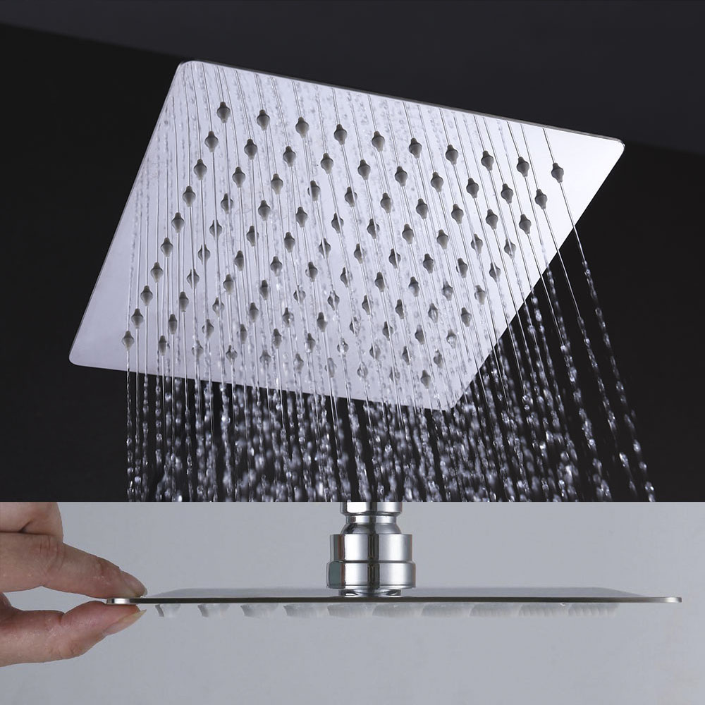 Kibath Pack monomando UGO columna y grifo acabado cromo brillo fabricado en latón - Imagen 6