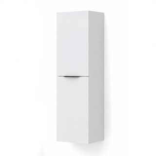 Kibath Mueble auxiliar de baño, mod. MUN 35x32 cm acabado Blanco mate de colgar