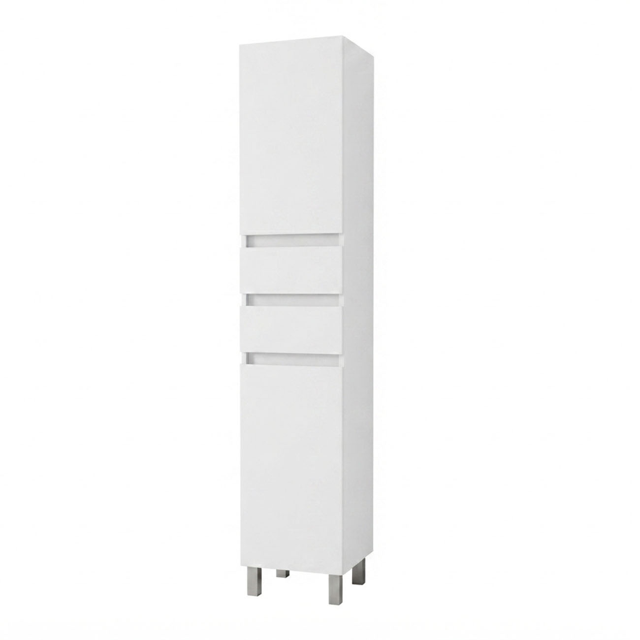 Kibath Mueble auxiliar de baño, mod. URBAN 35x32 cm acabado Blanco mate de colgar