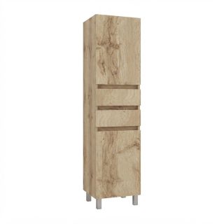 Kibath Mueble auxiliar de baño, mod. URBAN 35x32 cm acabado Roble Natural mate de colgar