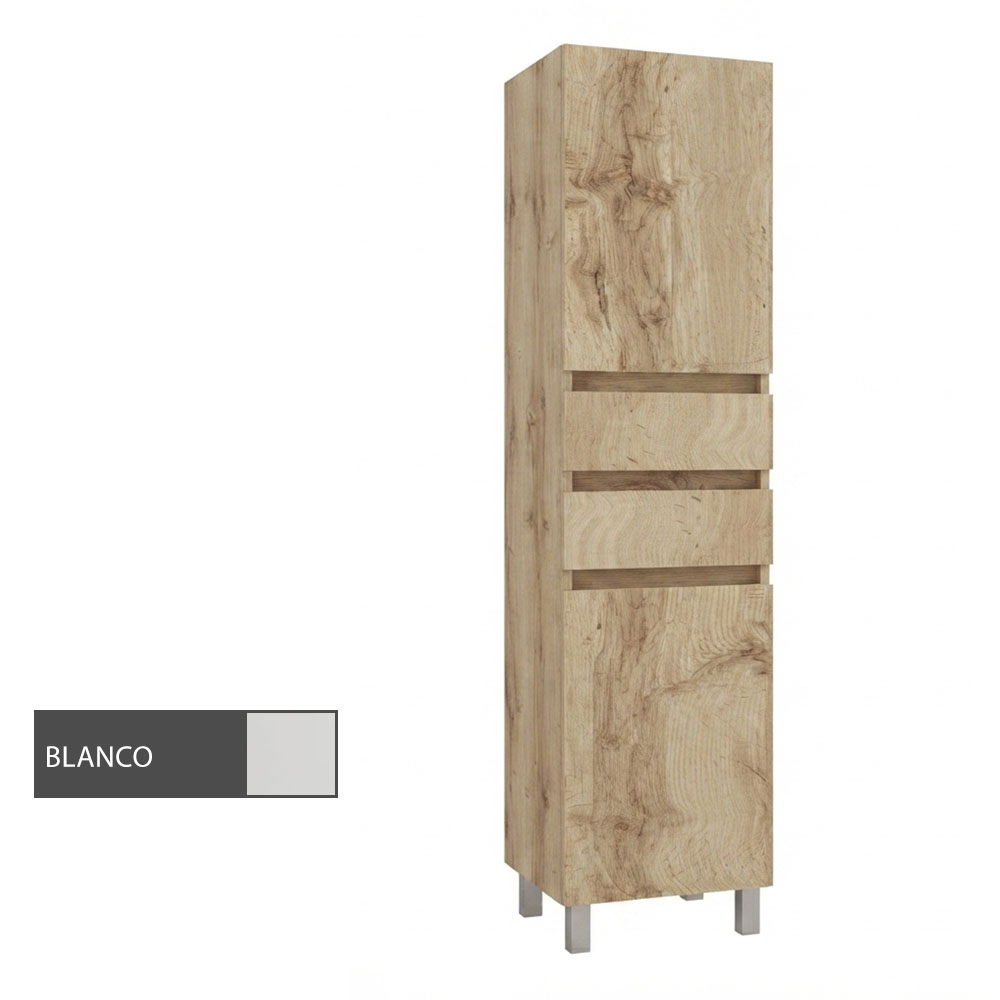 Kibath Mueble auxiliar de baño, mod. URBAN 35x32 cm acabado Roble Natural mate de colgar - Imagen 6