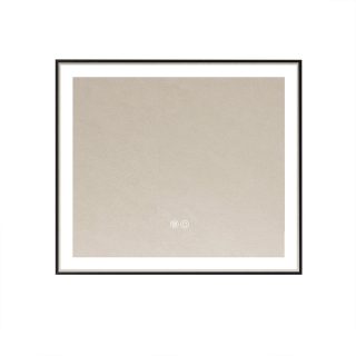 Kibath Espejo de baño, mod. RIO 70x80 cm acabado Vidrio brillo de colgar