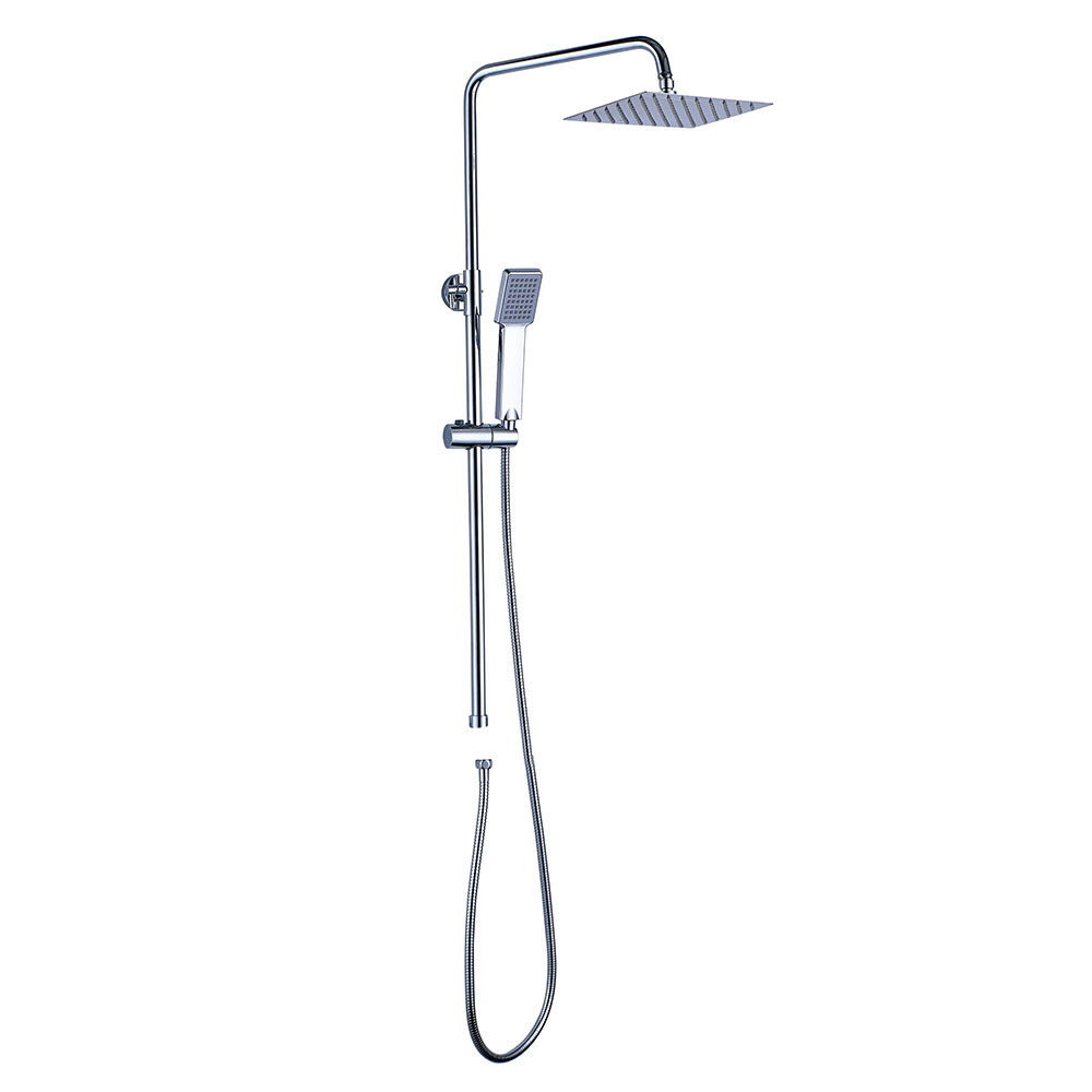 Columna de ducha extralarga MOL – Sin grifo – tubo redondo extensible de 100 a 150 cm
