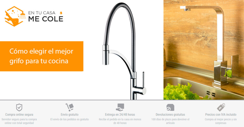 Cómo elegir grifo para la cocina – En Tu Casa Me Cole