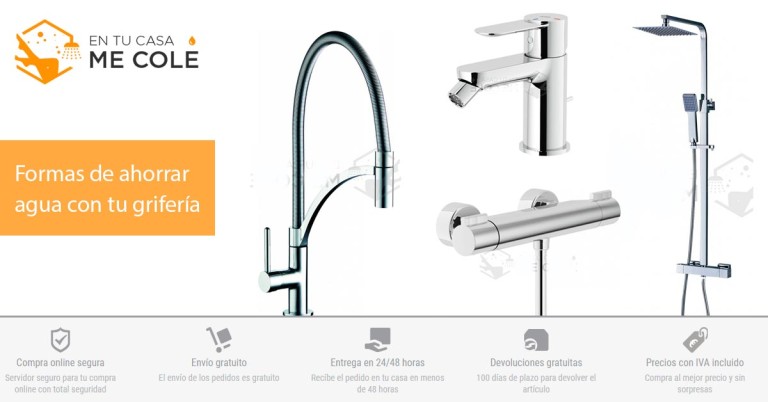 Formas de ahorrar agua con tu grifería